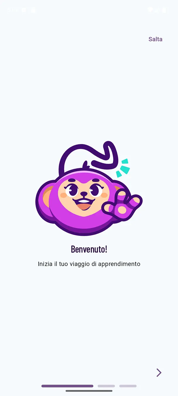 Al primo accesso, un breve tutorial introduce le funzioni principali.